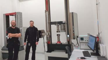 Swedish customer tests additively manufactured high-performance materials with high-temperature testing system