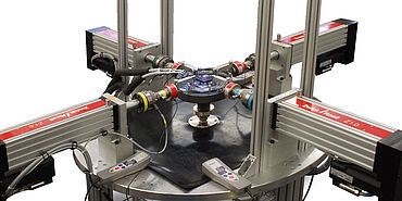 ZwickRoell testing system for triaxial applications