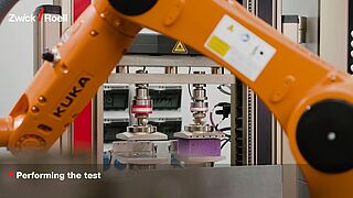 Automatisierte Schaumstoffprüfung Robotest R