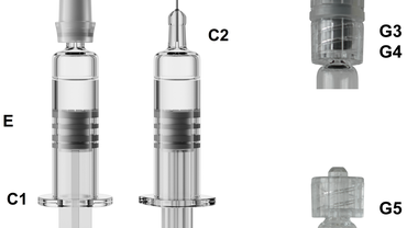 ISO 11040-4 玻璃注射器 10 項測試的可視化附件 C1、C2、E、F 以及 G1 至 G6