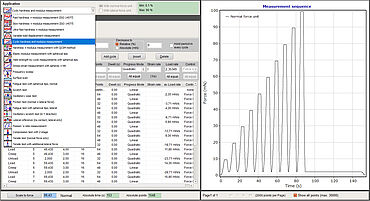 Software para ensaios de dureza InspectorX:Visualização de todos os métodos de ensaio possíveis