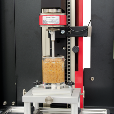 Medição de viscosidade - dispositivo de extrusão traseira no exemplo de mostarda para salsicha branca 3
